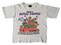 Vntg. 100% BLACK FAMILY FREAKNIK STYLE  SINGLE STITCHED 