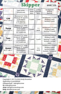 Image 2 of Skipper Quilt Pattern - PDF Version