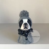 Image 1 of Valentine's Boston Ornament - Grey Star