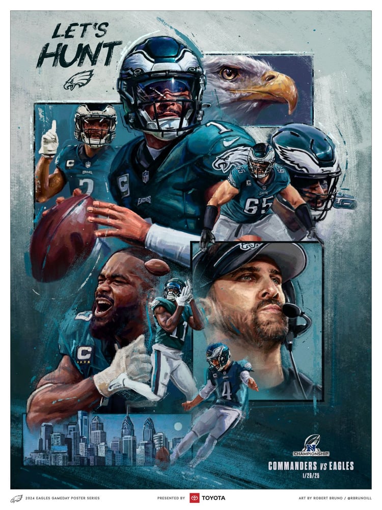 Image of Philadelphia Eagles Official NFC Championship Poster