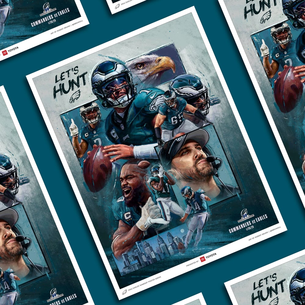 Image of Philadelphia Eagles Official NFC Championship Poster