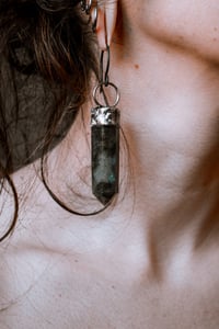 Image 3 of Labradorite ear weights