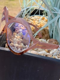 Image 2 of Tortoise & Taupe Clear Butterfly Glasses 