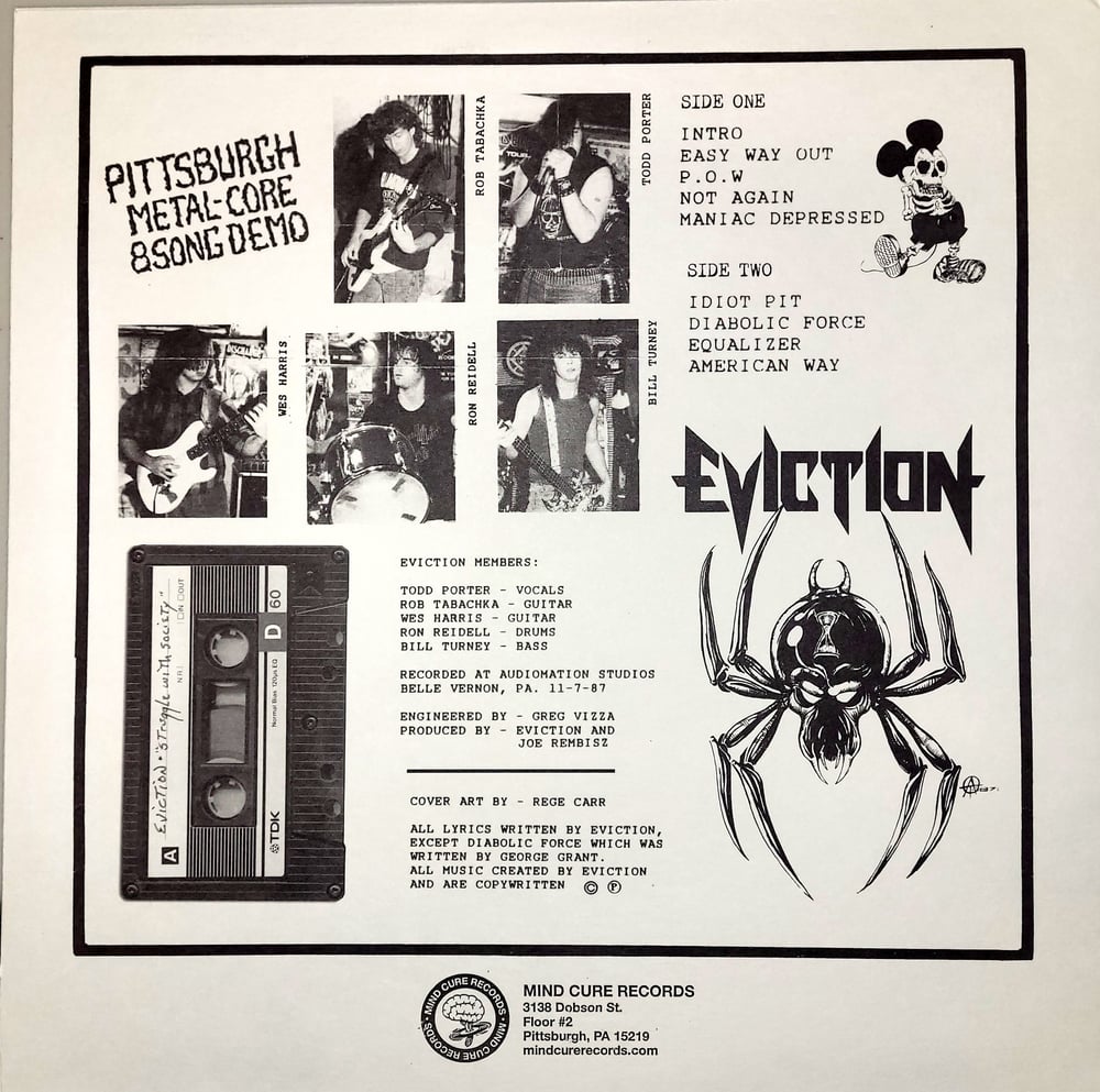 Eviction "Struggle With Society" LP (Mind Cure Records)