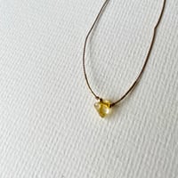 Image 1 of Citrine silk necklace