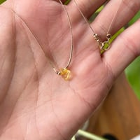 Image 2 of Citrine silk necklace