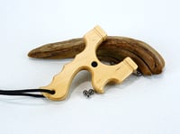 Image 5 of Wood Slingshot, Menace Frame, Birchwood Sling Shot, Wooden Catapult, Right or Left Handed