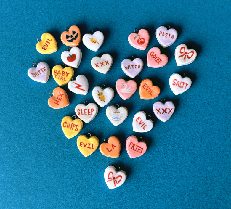 Image of Heart Shaped Candy Necklaces (sold individually)