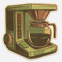 COFFEE MACHINE STICKER