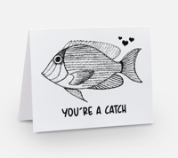 Image 1 of You're a Catch Greeting Card