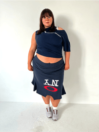 Image 2 of NAVY NY 0 T-SKIRT - SIZE XL