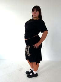 Image 3 of BLACK/BEIGE NY T-SKIRT - SIZE XXL