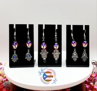 Image 1 of 🇵🇷 Puerto Rico Flag Earrings