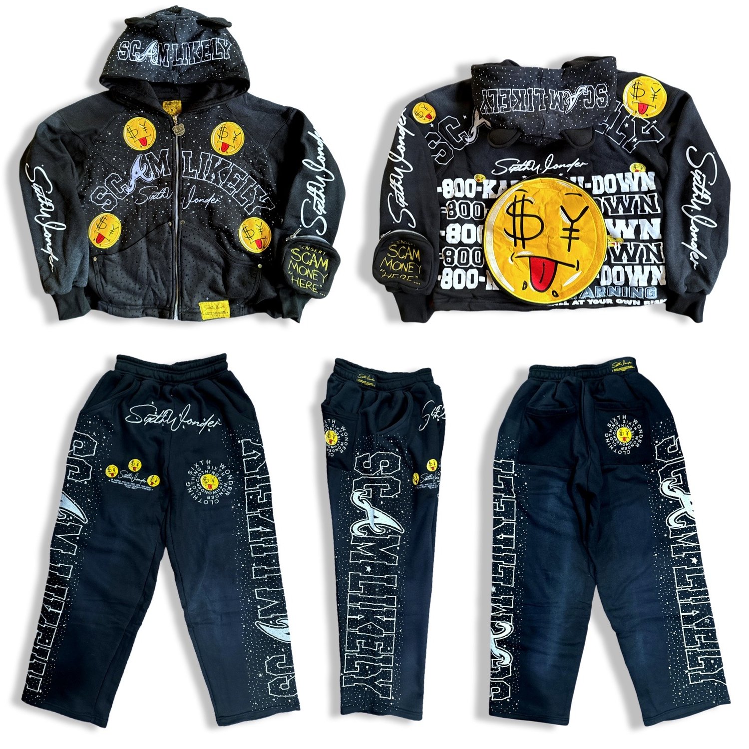 Image of Scam Likely Sweat Suit (Top & Bottom)