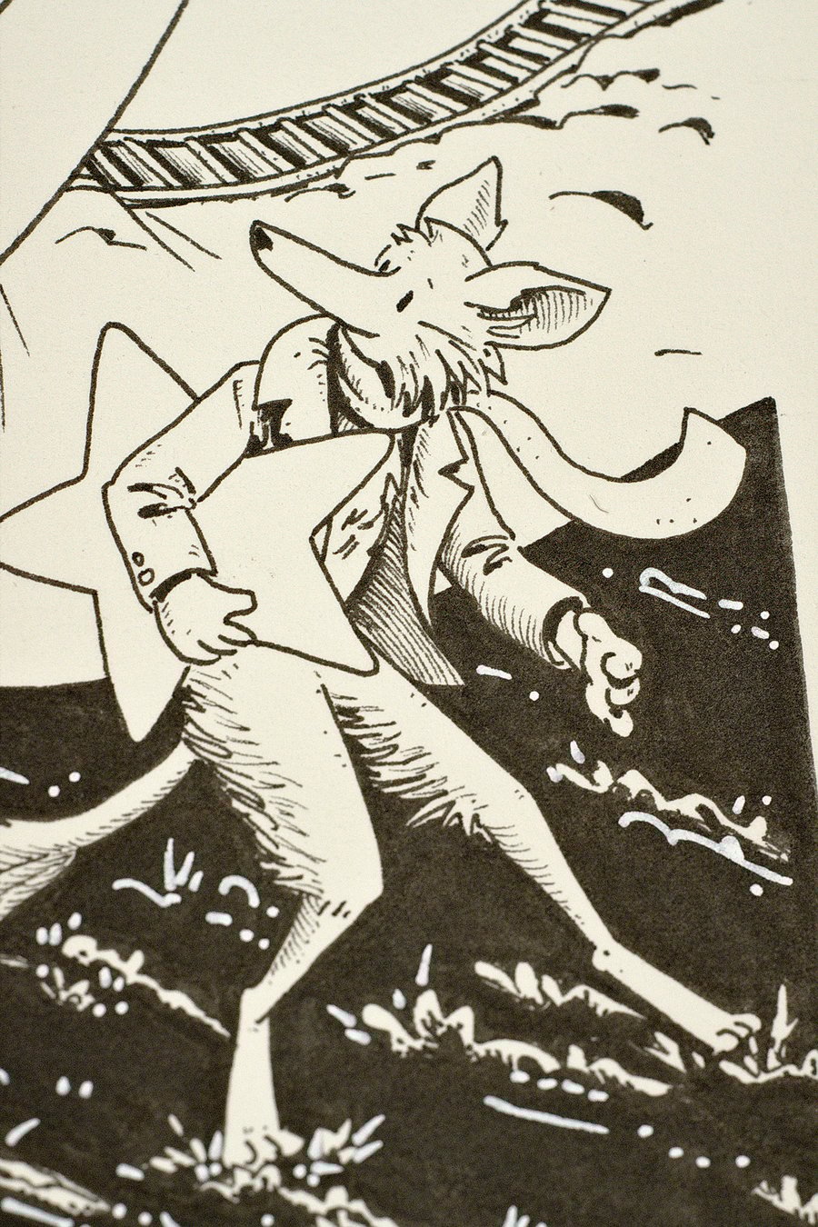 Image of Original Ink Drawing - Umphrey's McGee NYE 2024