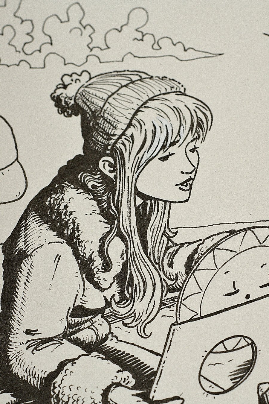 Image of Original Ink Drawing - Umphrey's McGee NYE 2024