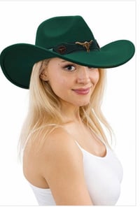 Image 1 of Olive Cowboy Hat 