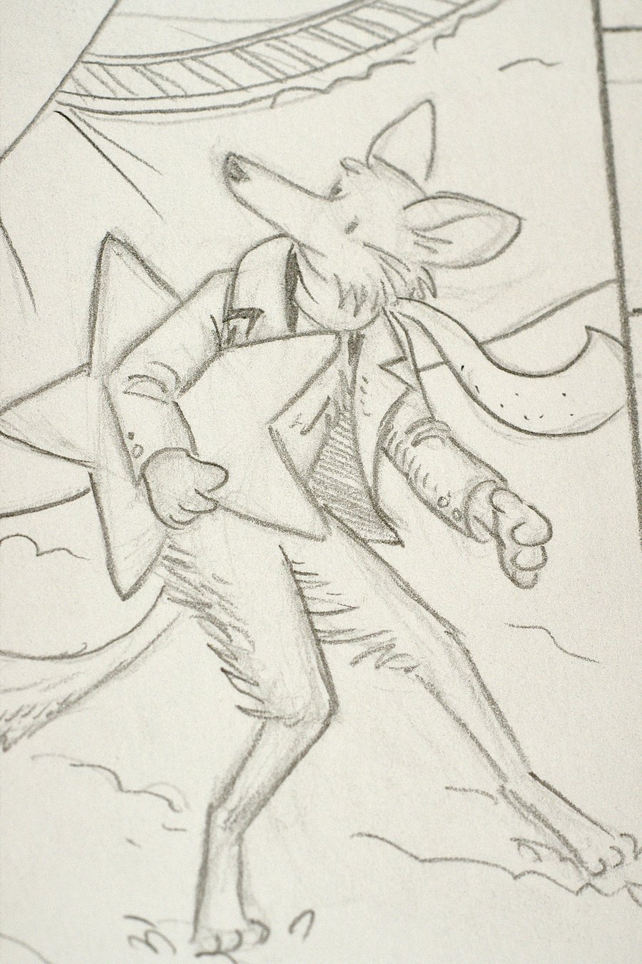 Image of Original Pencil Drawing - Umphrey's McGee NYE 2024