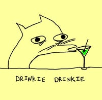 DRINKIE DRINKIE 8X8 PRINT 