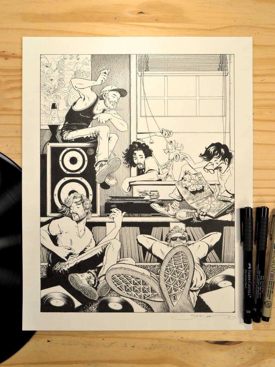 Image of Original Ink Drawing - Goose Milwaukee '25