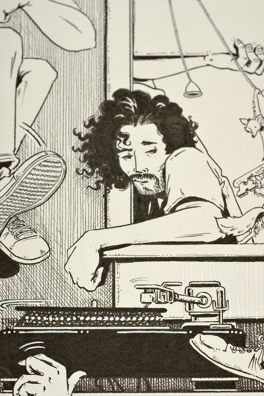 Image of Original Ink Drawing - Goose Milwaukee '25