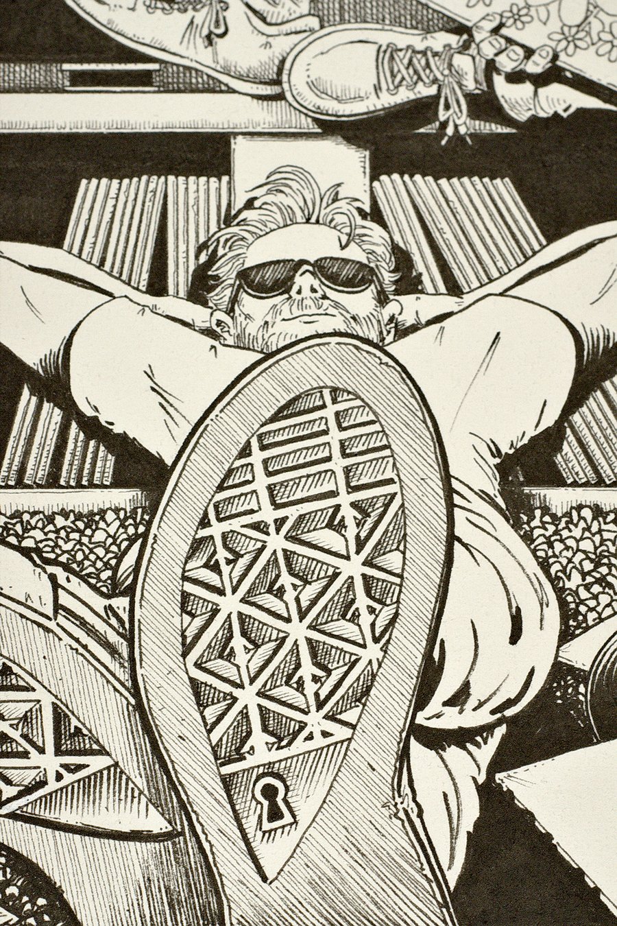 Image of Original Ink Drawing - Goose Milwaukee '25