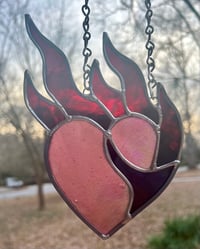 Image 4 of goth burning heart