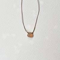 Image 1 of Moonstone silk necklace