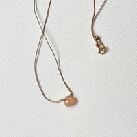 Image 3 of Moonstone silk necklace