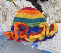 Rainbow Scrunchie Hats 