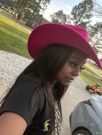 Image 3 of Fuchsia  Cowboy Hat 