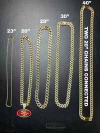 Image 2 of Small 49ers Logo Pendent + Chain
