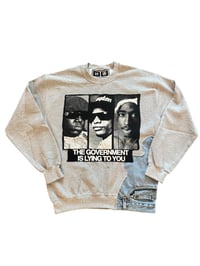 Image 1 of Upcycled 90s HipHop Crewneck