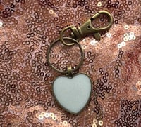 Image 1 of Bronze Heart Keychain