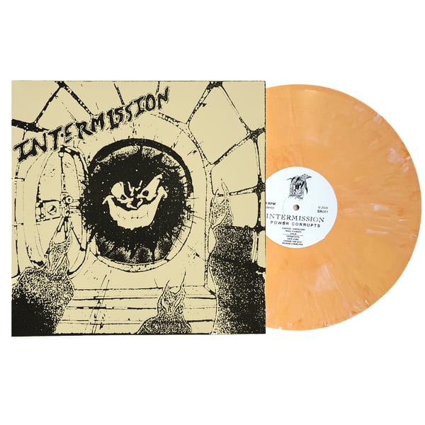 Image of INTERMISSION "Power Corrupts" LP (Orange Eco-Mix Vinyl)