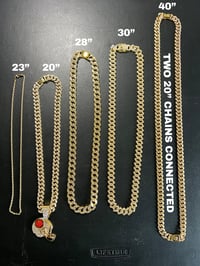 Image 2 of Small 49ers Helmet Pendent + Chain