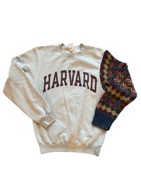 Image 1 of Upcycled Harvard Crewneck