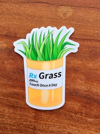 Touch Grass Sticker