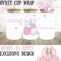 Best Friends Pooh & Piglet UVDTF cup wrap 