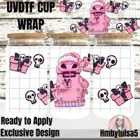Image 2 of Oogie boogie x Jack and Sally Nutcracker UVDTF cup wrap