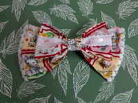 Image 1 of Vintage Valentine's Kittens Bow