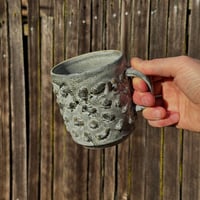 Image 2 of Black/White Amoeba Mug