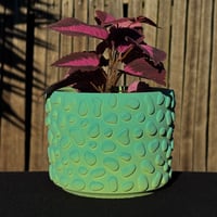 Image 1 of Teal Amoeba Planter 1