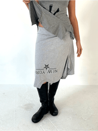 Image 2 of GREY STAR NYC T-SKIRT - SIZE M