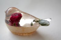 Image 1 of Birdie Trinket Box / Pearlescent Bottom (custom) 