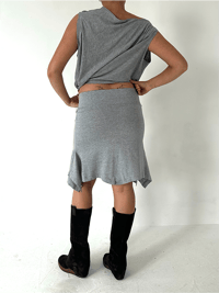 Image 4 of GREY STATUE T-SKIRT - SIZE S