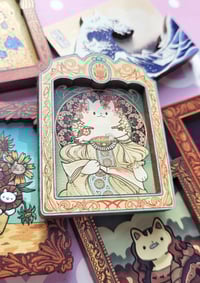 Image 1 of Art Cats - Wood Magnets
