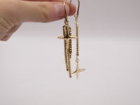 Image 6 of Dangling Sparkle Earrings 