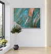 Pink Dolphin 120-90-2 cm Unframed 