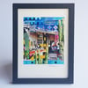 Mini Framed Print Trinidad, Cuba, Street Scene